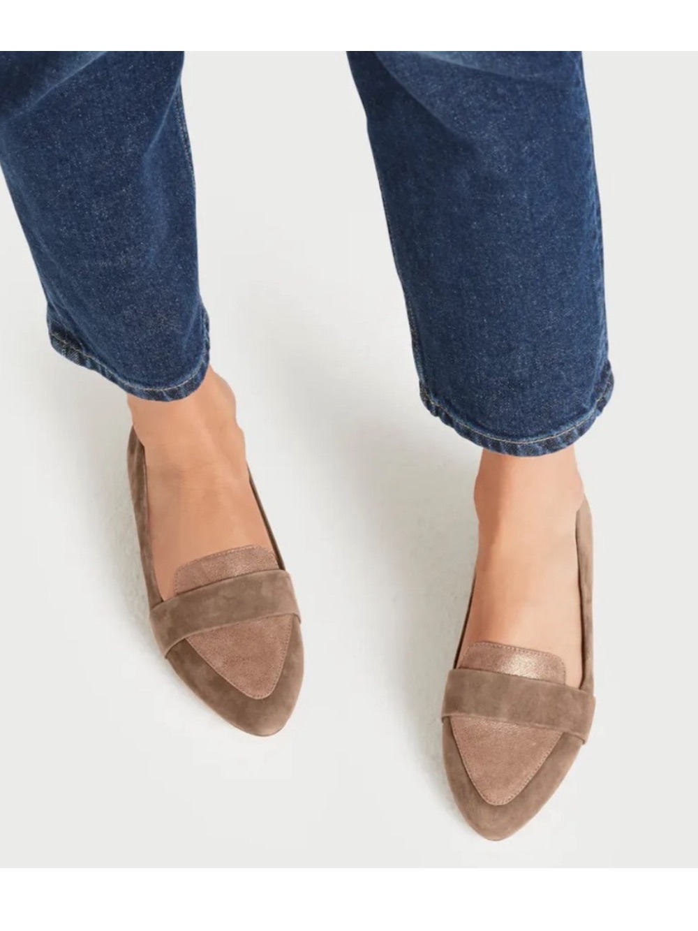 Birdies The Blackbird Oak Shimmer Suede